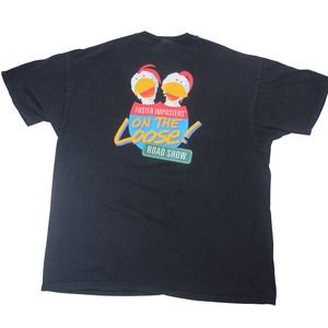 Vintage Foster Farms "Imposters on the loose" Front/Back Graphic T Shirt